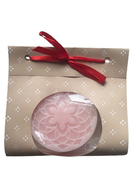 Rankų darbo muilas, rožinis